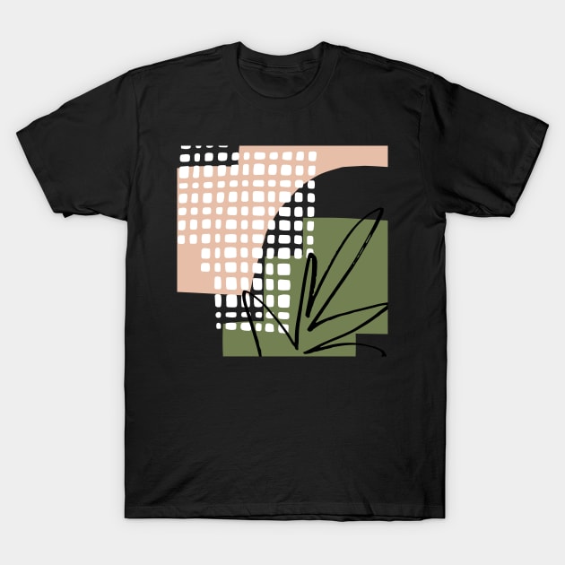 Abstract Lines And Soft Colors T-Shirt by waltzart